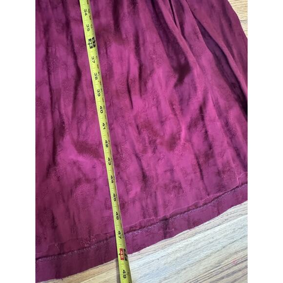 VTG LOLITA WEST by Foxtrot 80's Apron Jumper Dress Romantic Goth Bohemian Sz L - Picture 9 of 10